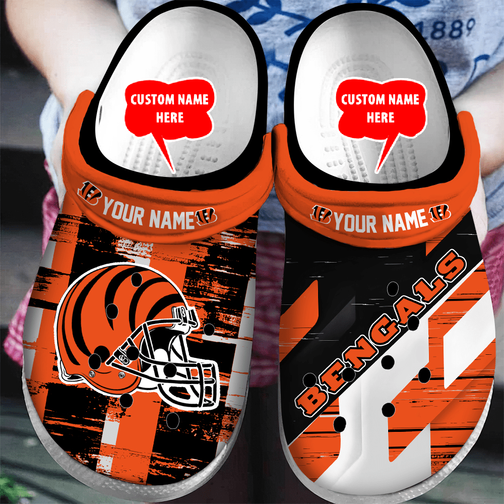 Cincinnati Bengals Personalized Limited Clog BGCR406