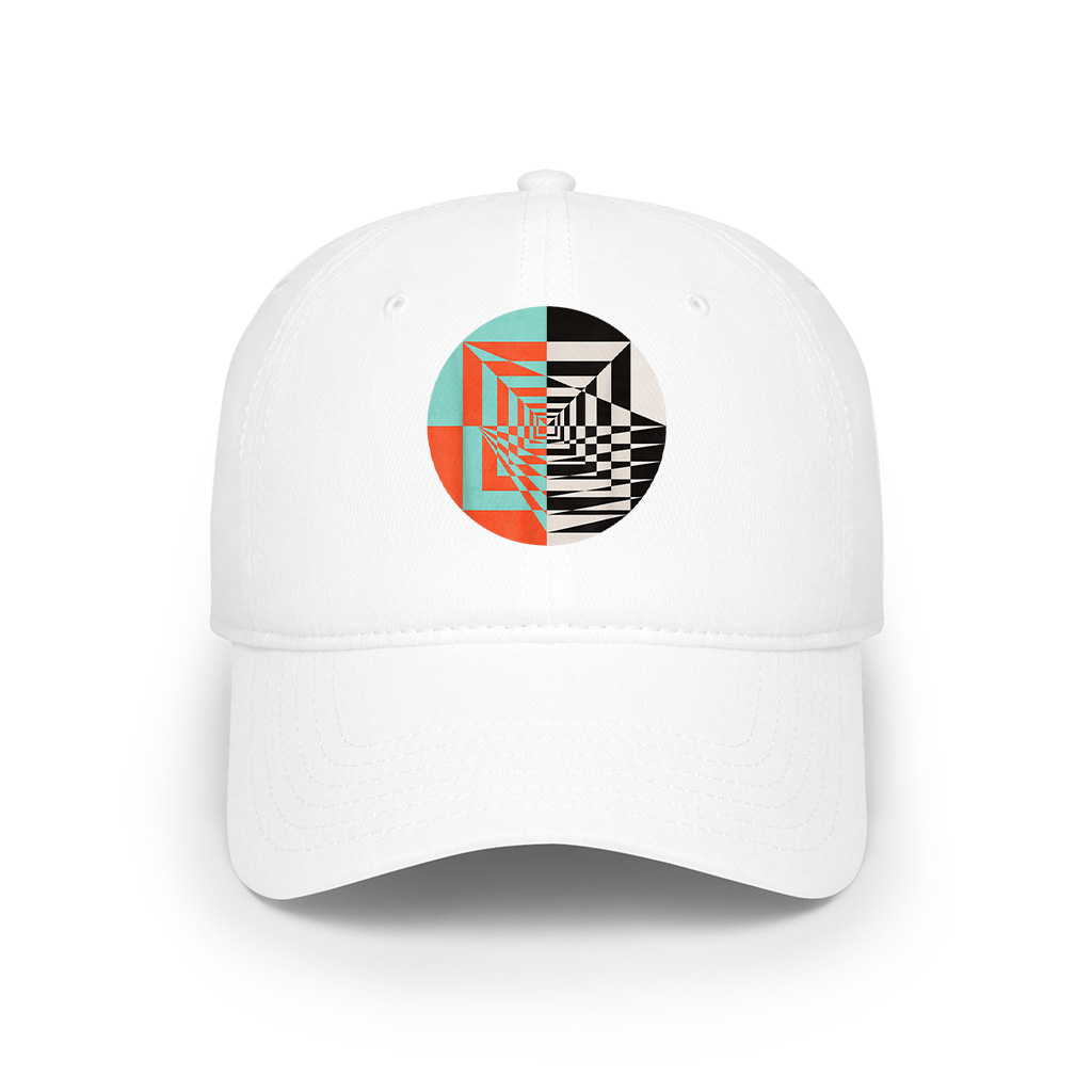 Circle Abstract Graphic Geometric Shapes Cap