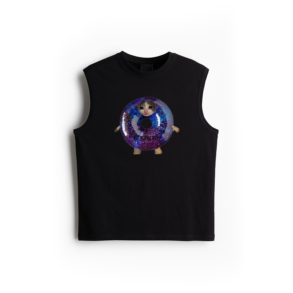 Classic Art Cat Animal Donut Classic Arts Lovely Fastfood Premium Tank Top