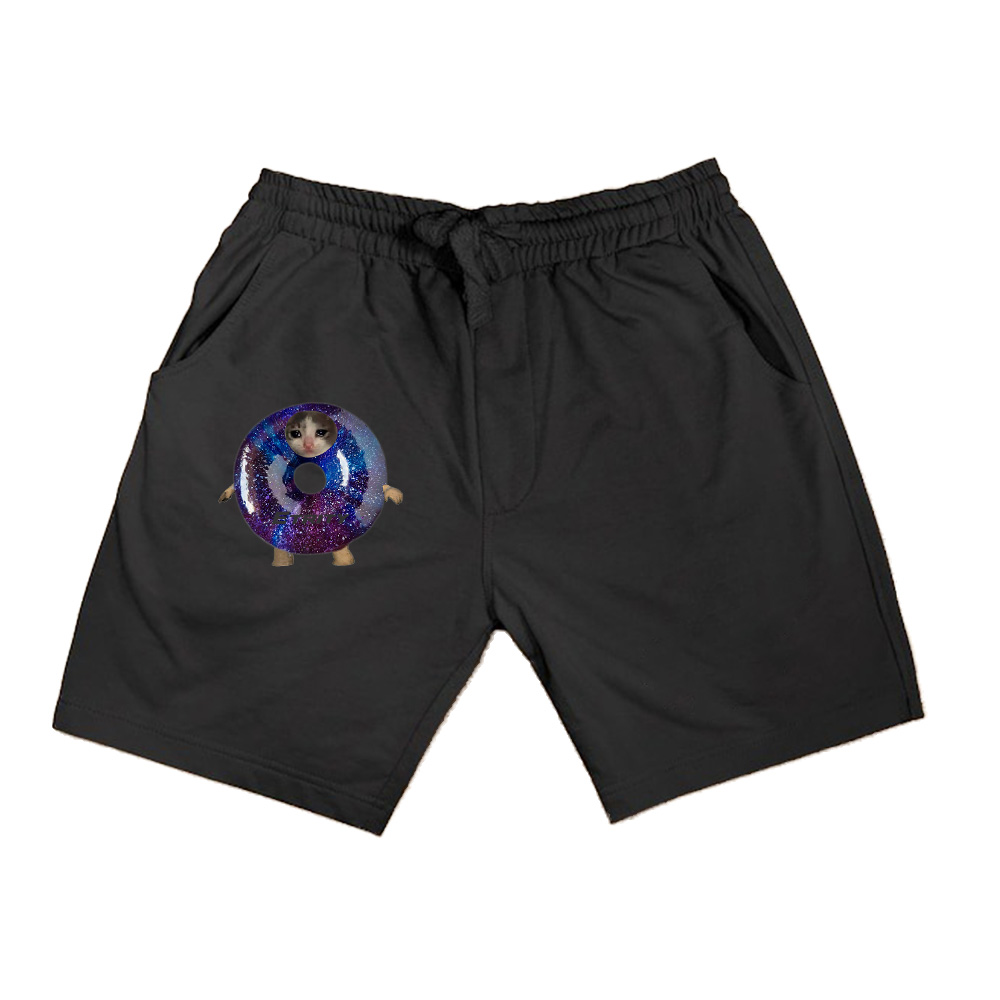 Classic Art Cat Animal Donut Classic Arts Lovely Fastfood Premium Shorts