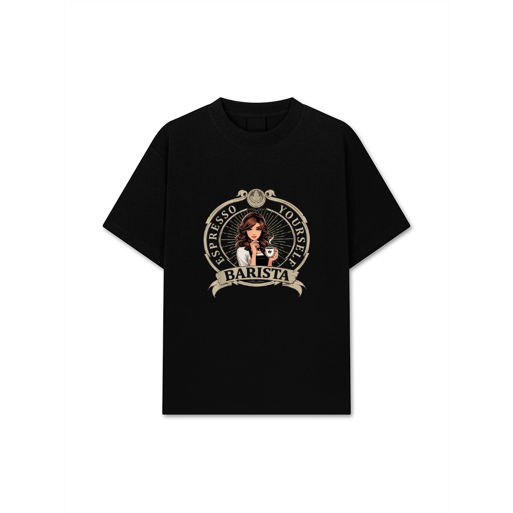 Classic Espresso Yourself Barista Coffee Lover Vintage T-Shirt