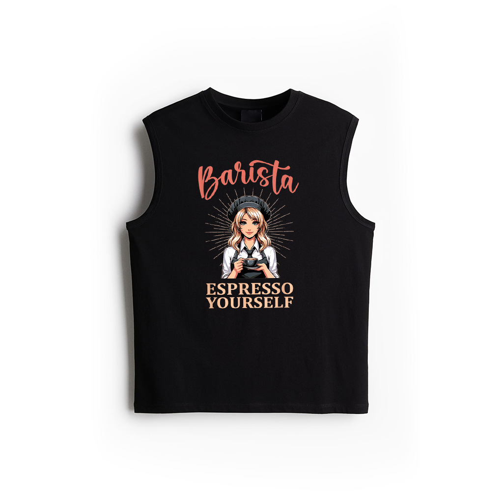 Classic Espresso Yourself Vintage Barista Coffee Lover Tank Top