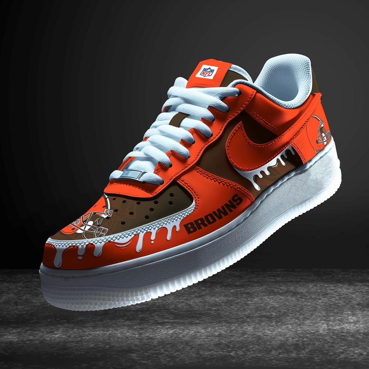 Cleveland Browns NFL Air Force 1 Sneakers AF1 Limited Shoes For Fan WMA1146