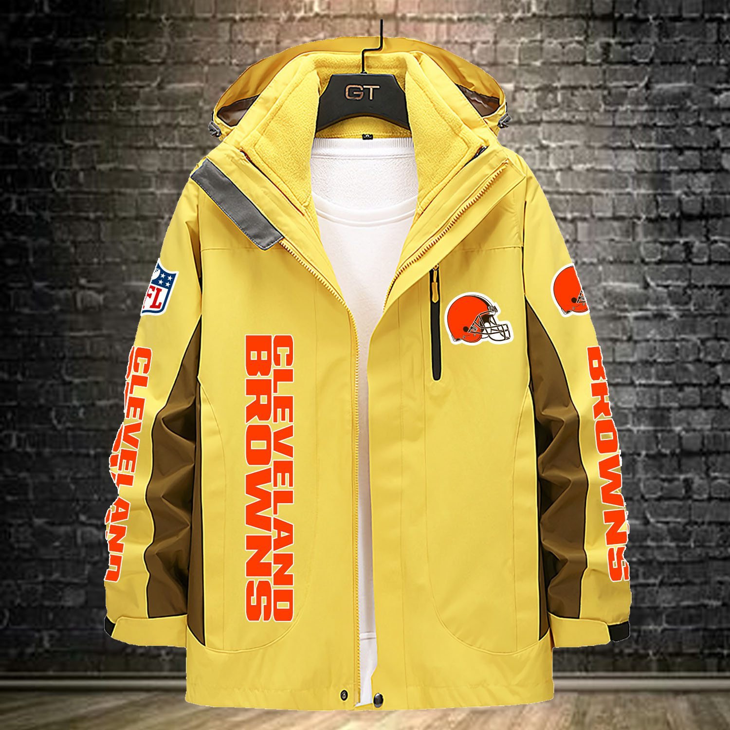 Cleveland Browns NFL Personalized Windbreaker Jacket For Fan