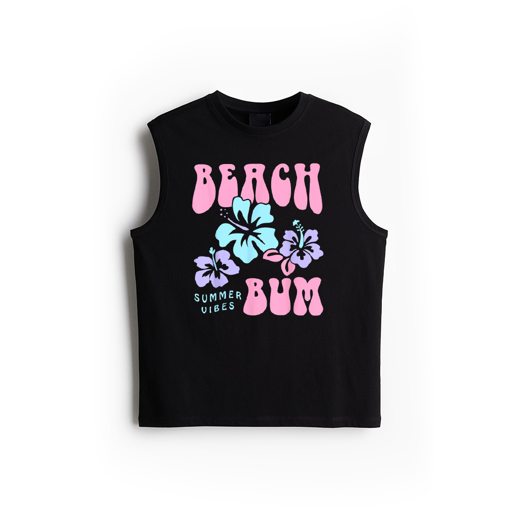 Coconut Girl Beach Bum Pastel Graphic Trendy 90S Retro Tank Top