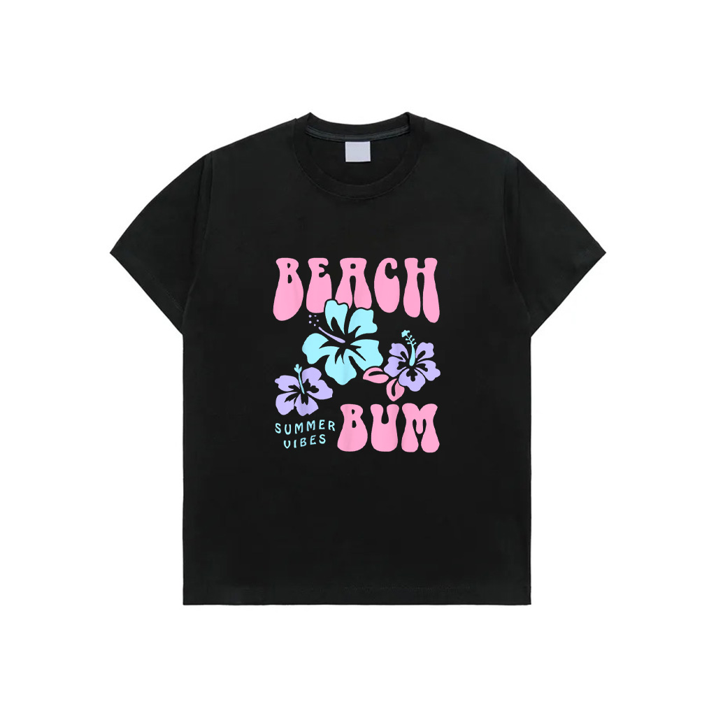 Coconut Girl Beach Bum Pastel Graphic Trendy 90S Retro T-Shirt