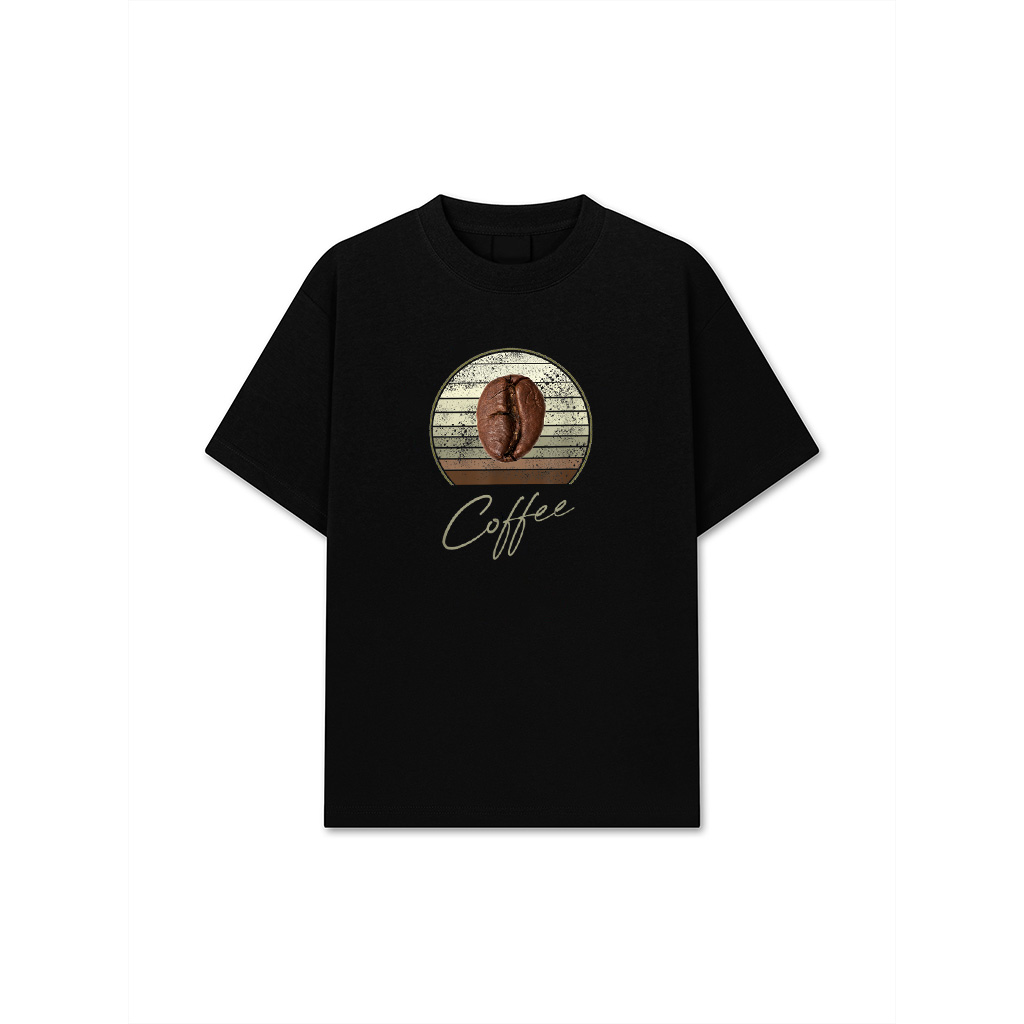 Coffee Beans For Espresso And Retro Barista Vintage Design T-Shirt