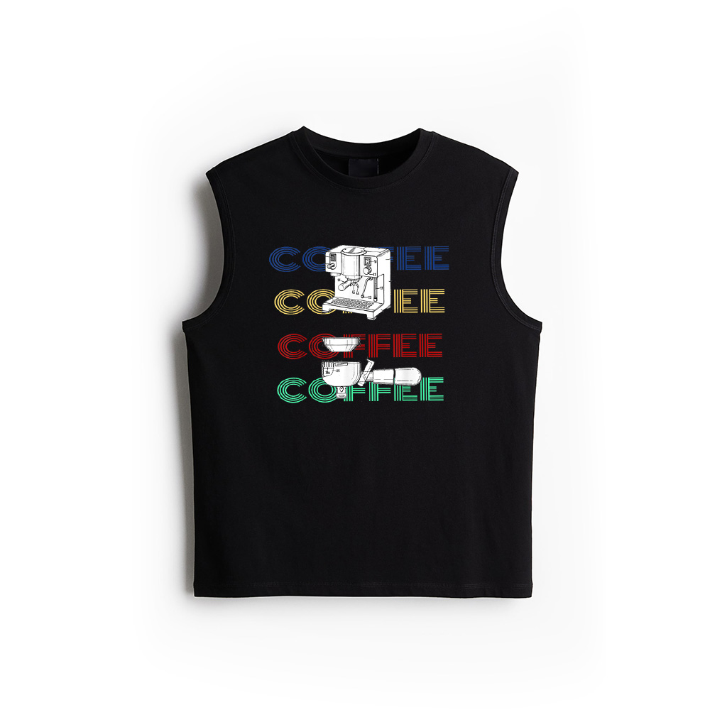 Coffee Espresso Graphic Tee For Women Men Vintage Retro Cool Tank Top