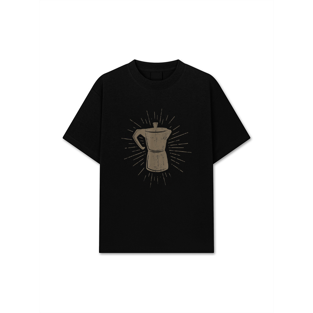 Coffee Lover Funny Saying Espresso Pot Vintage Barista T-Shirt