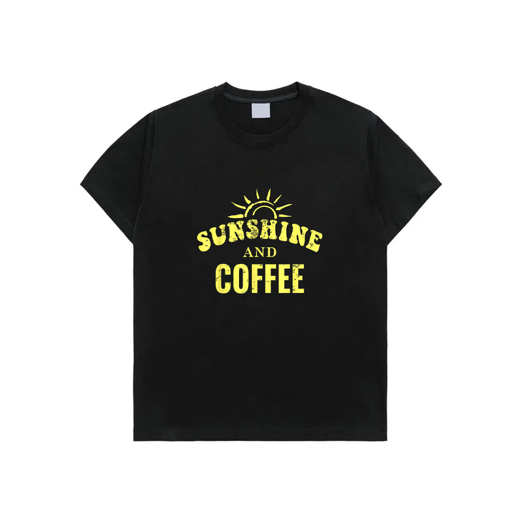 Coffee Lovers Sunshine And Coffee Retro Style Mothers Day T-Shirt