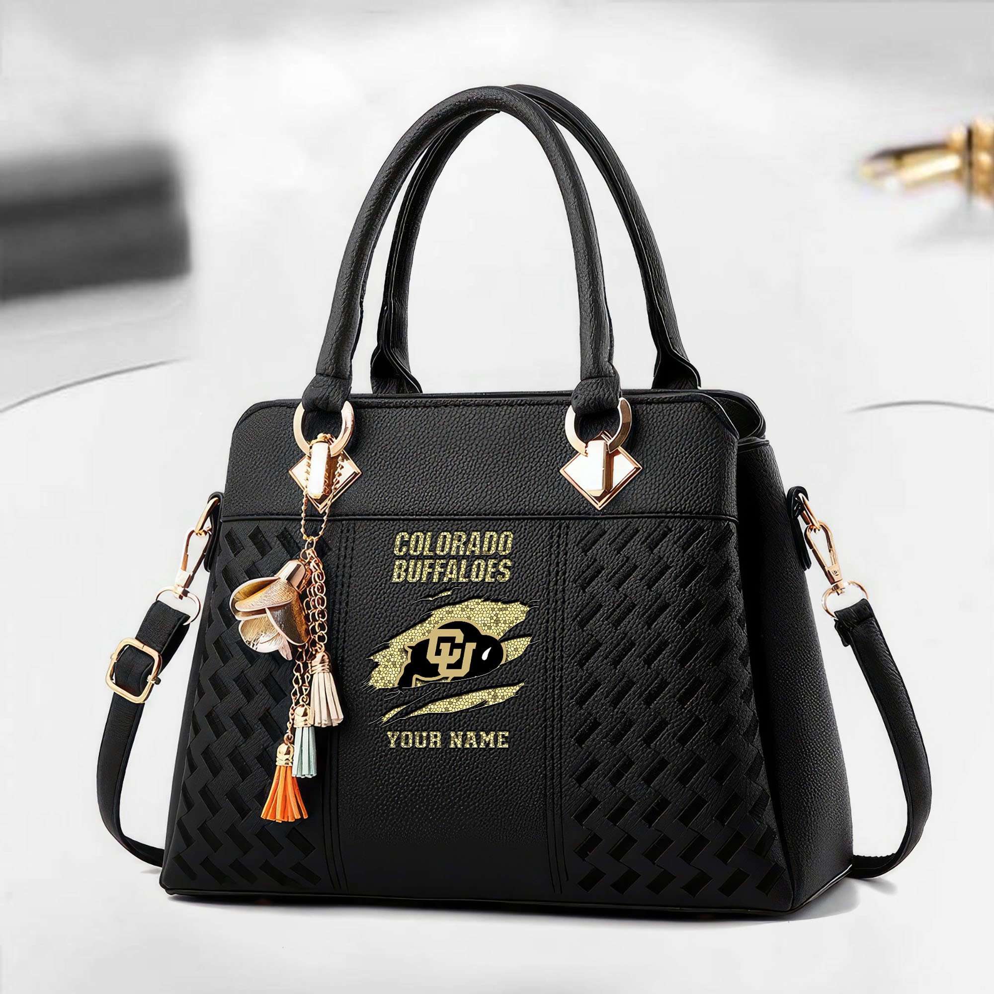 Colorado Buffaloes Deluxe Handbag For Women Custom Your Name 2025 Versions, Sport Deluxe Handbag