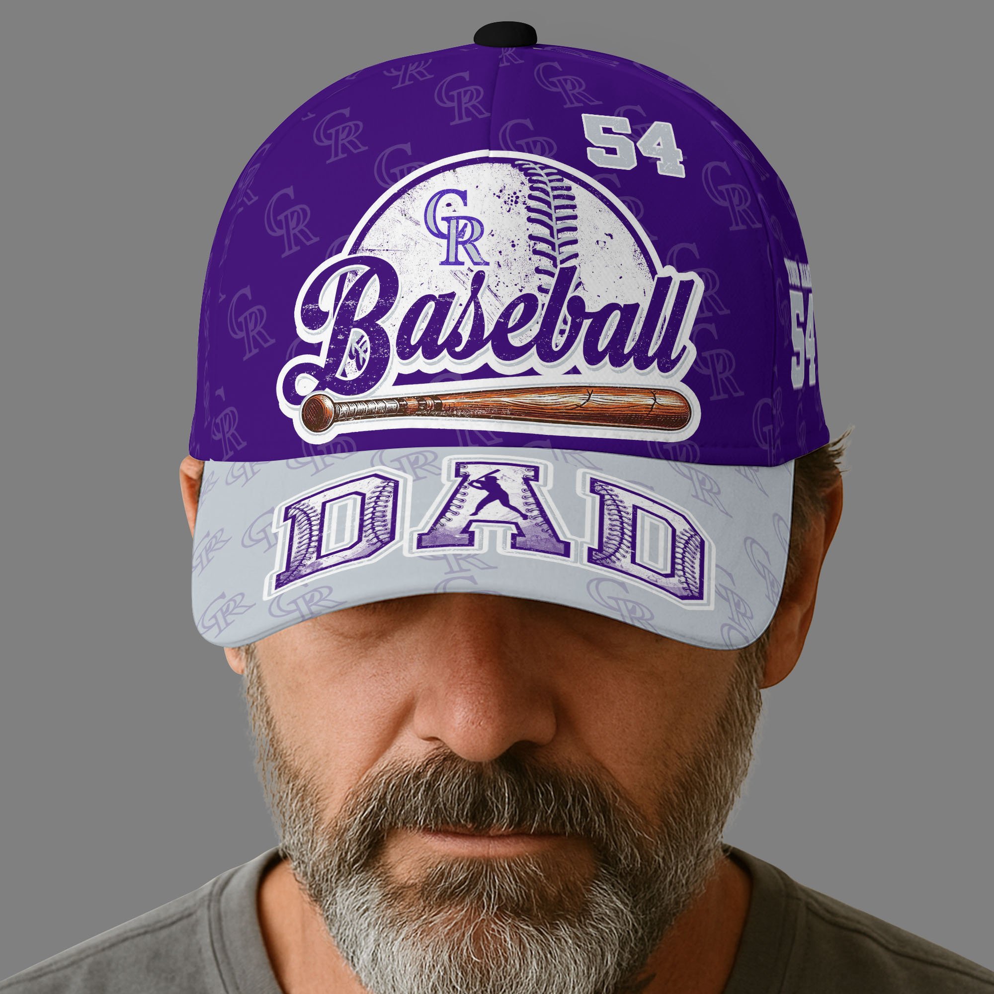 Colorado Rockies Cap Custom Name And Number, Sport Cap For Fan, Fathers Day Gifts