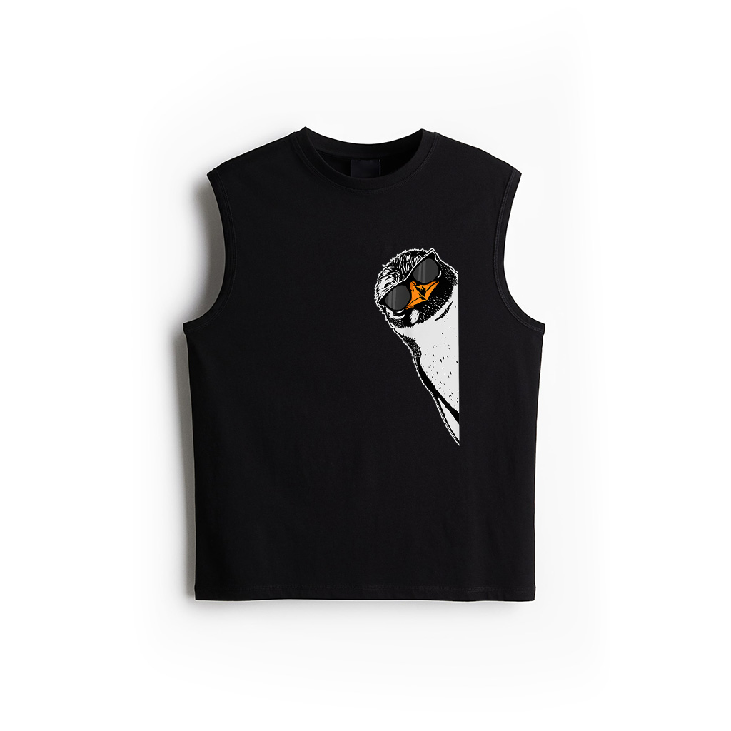 Cool Penguin Lover Boys Kids Sunglases Penguin Tank Top