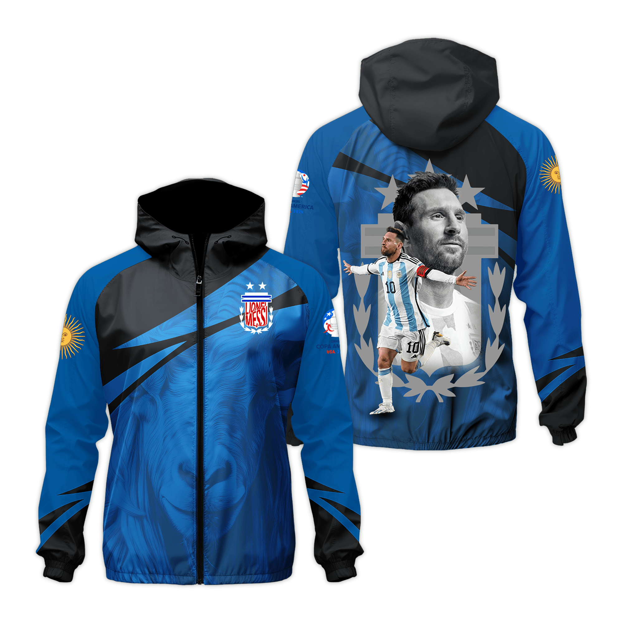 Copa America Argentina Lionel Messi Windbreaker Jacket