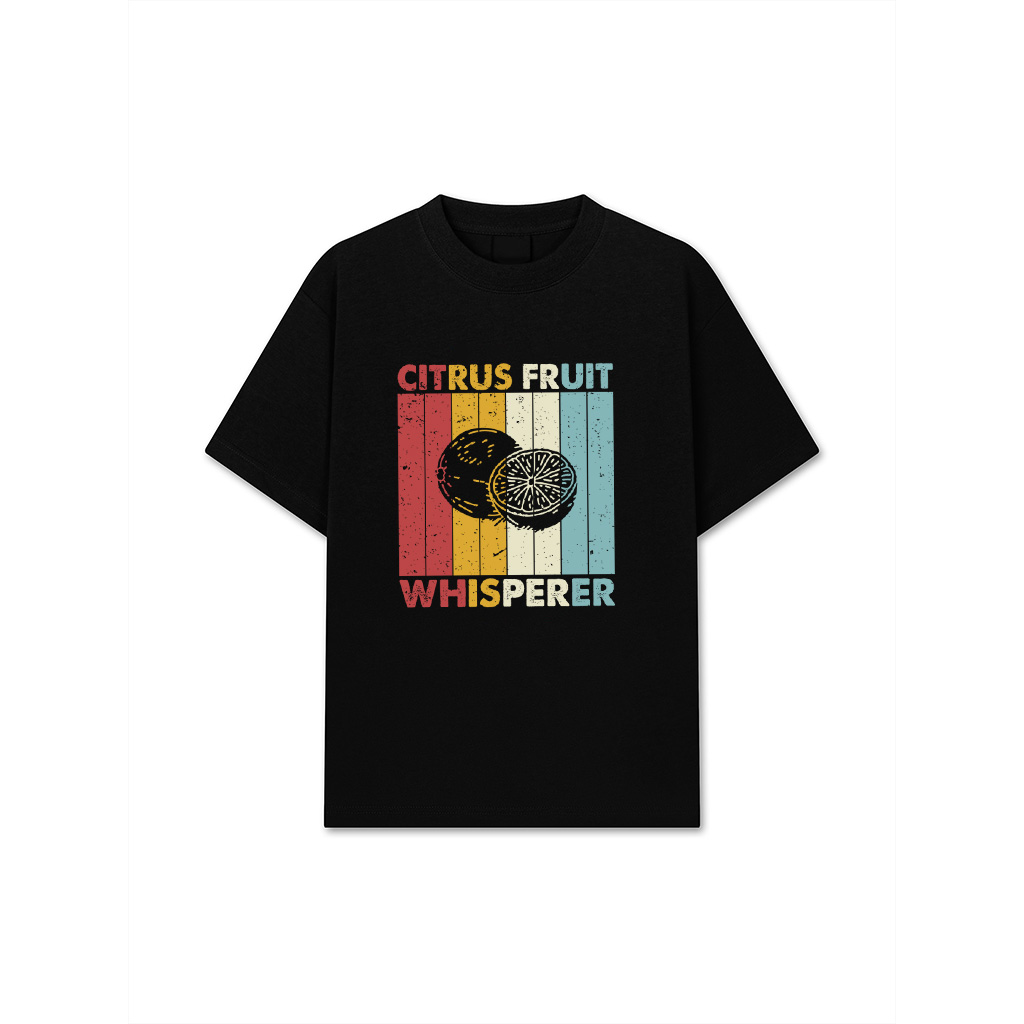 Crops Whisperer Farming Farmer Vintage Citrus Fruit T-Shirt