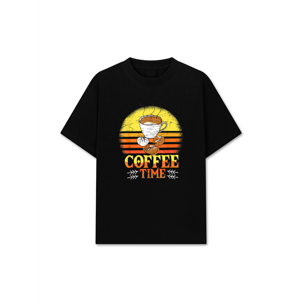 Cupof Coffee Espresso Capucciono Vinatage Retro Design T-Shirt