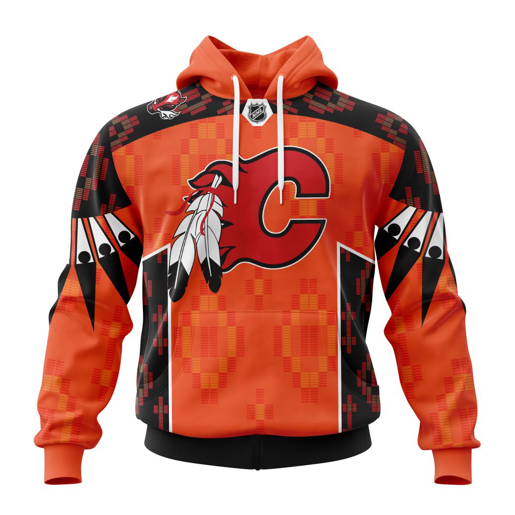 Customized NHL Calgary Flames Specialized Design Child Lives Matter 2023 Unisex Pullover Hoodie