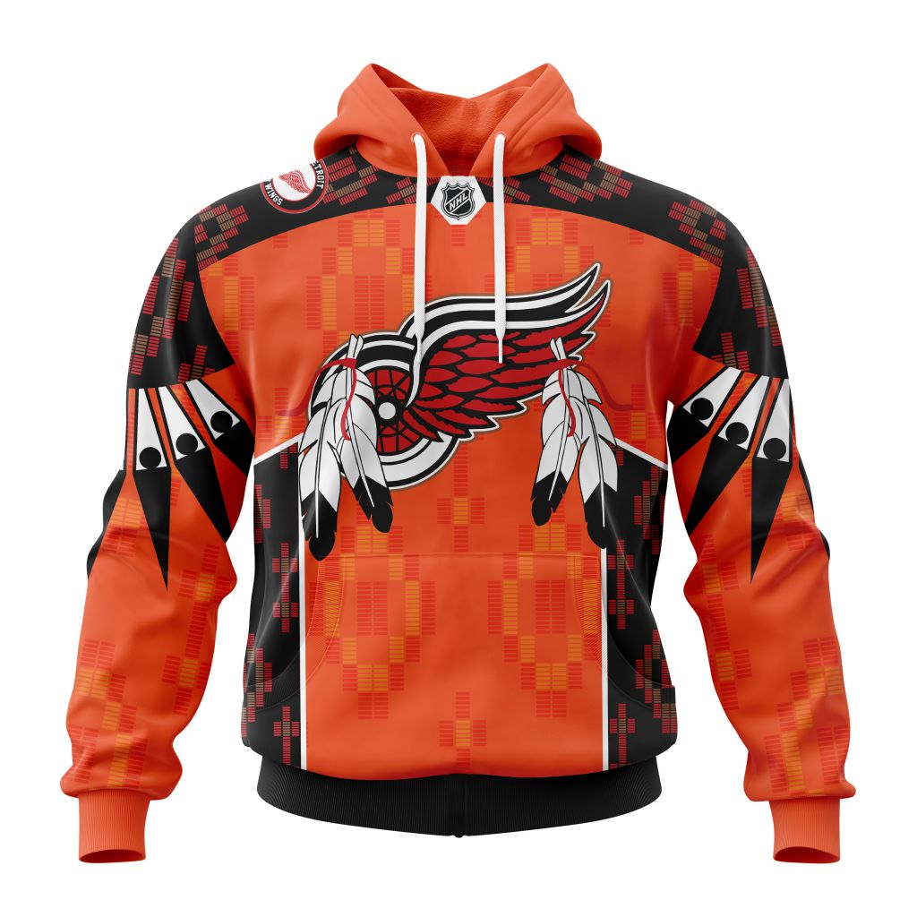Customized NHL Detroit Red Wings Specialized Design Child Lives Matter 2023 Unisex Pullover Hoodie