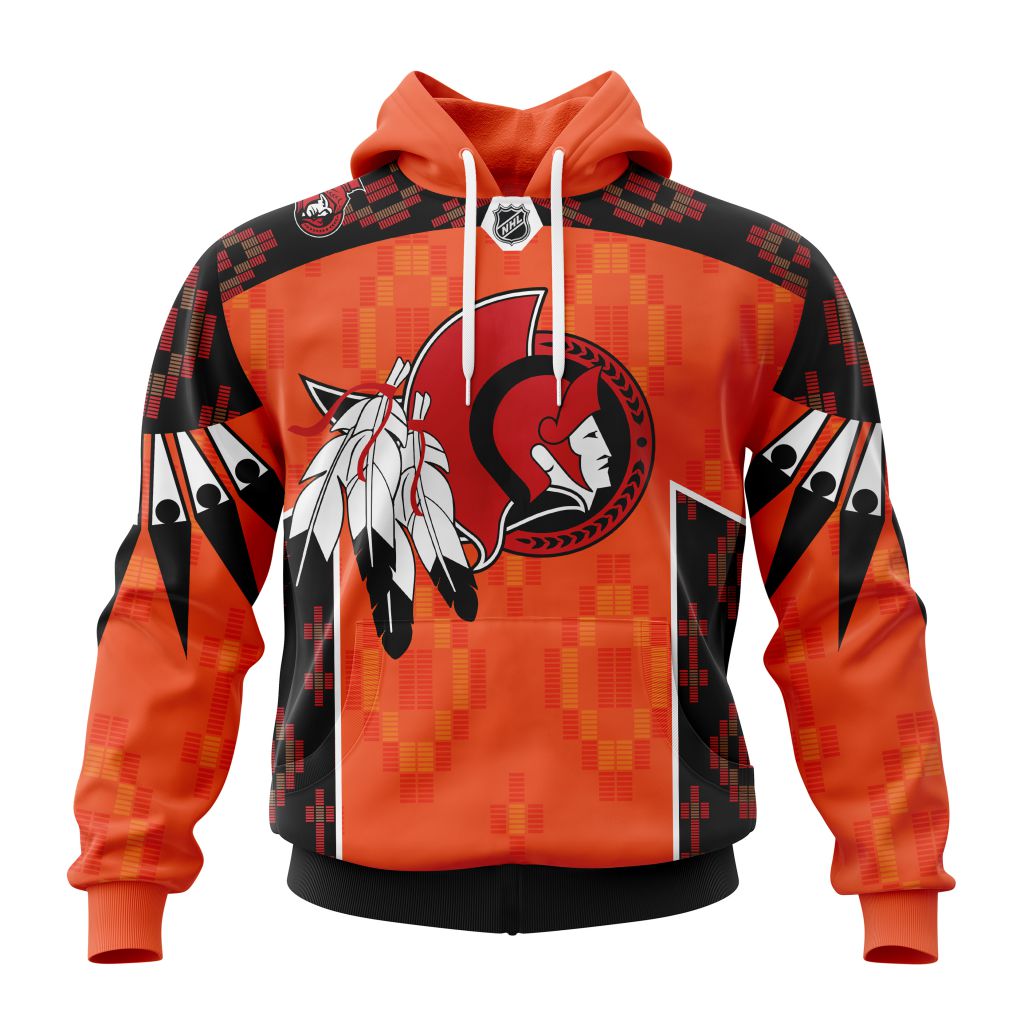 Customized NHL Ottawa Senators Specialized Design Child Lives Matter 2023 Unisex Pullover Hoodie