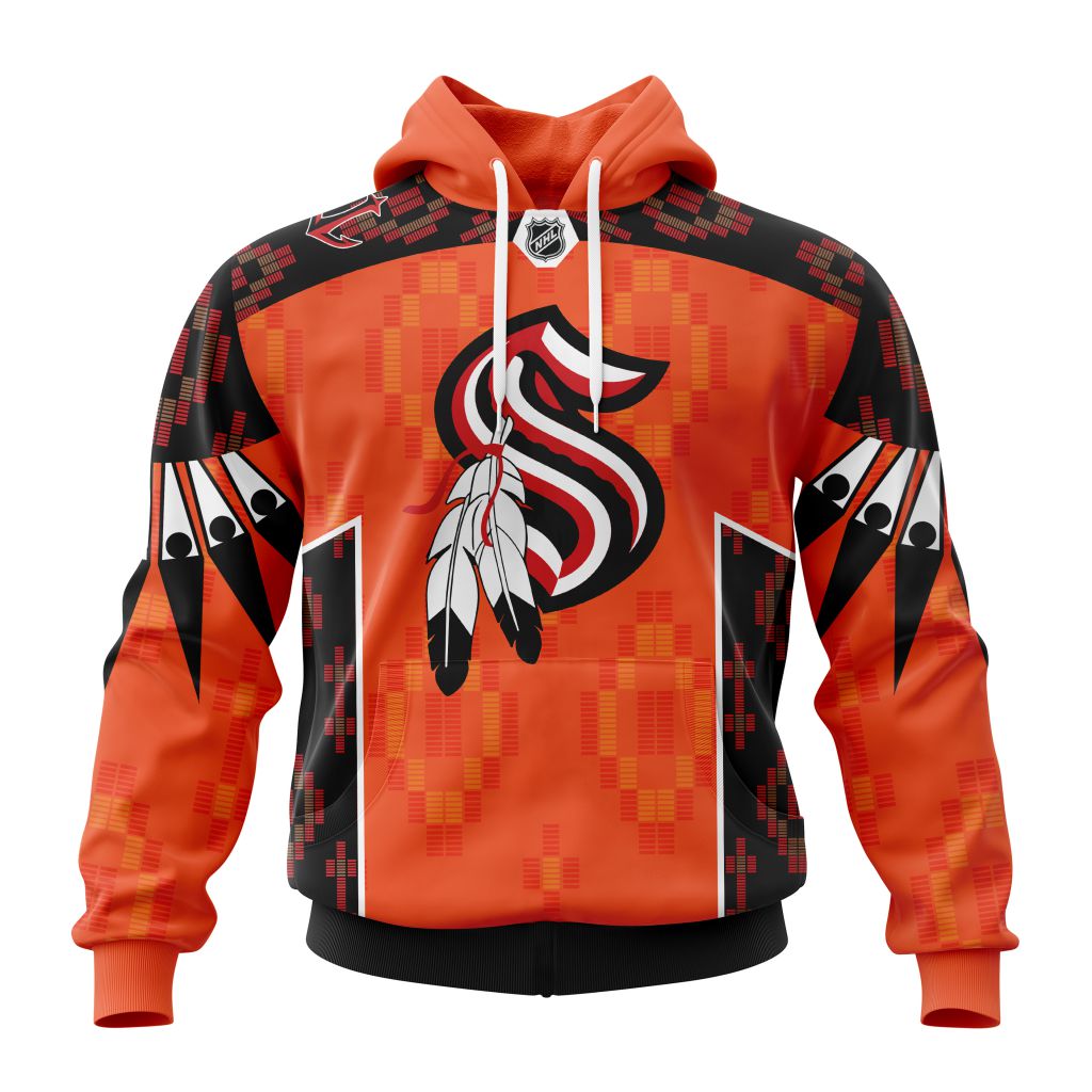 Customized NHL Seattle Kraken Specialized Design Child Lives Matter 2023 Unisex Pullover Hoodie