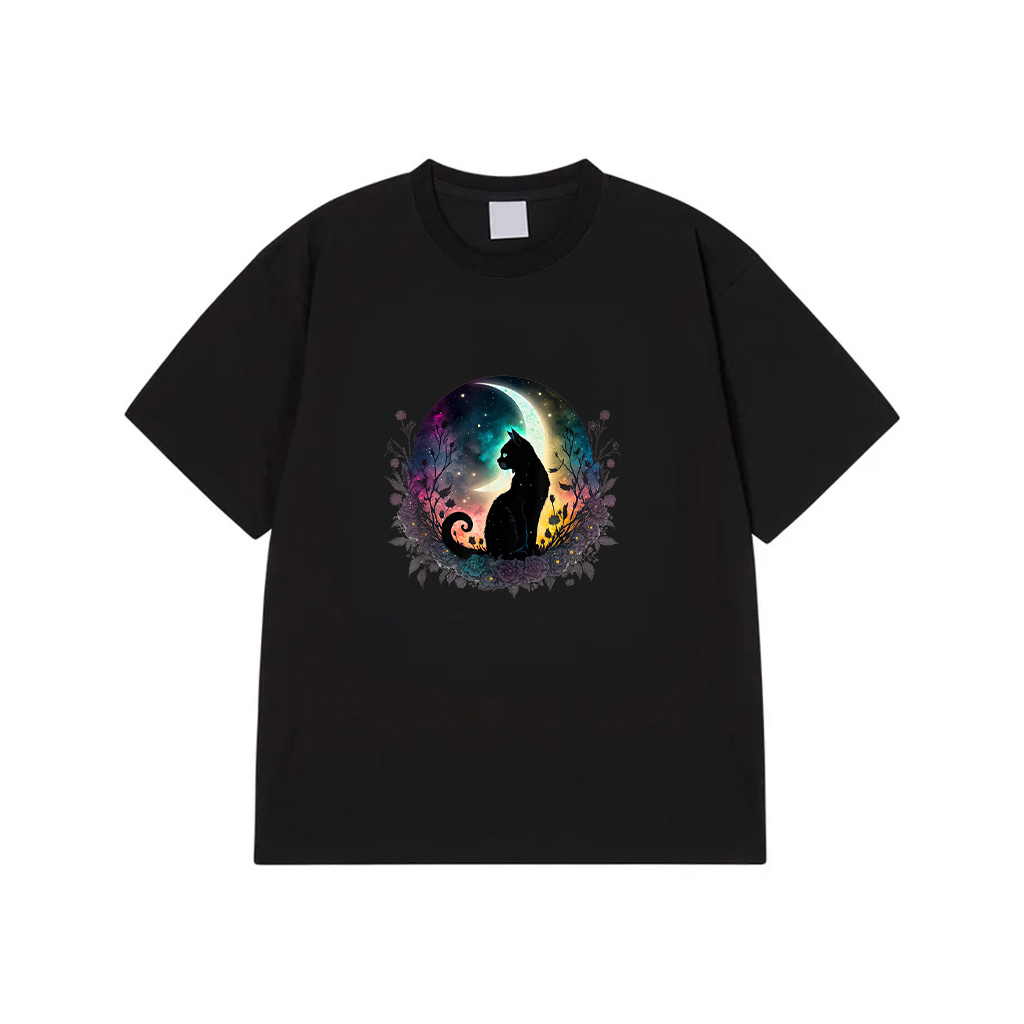 Cute Cat Motifs Cat T-Shirt