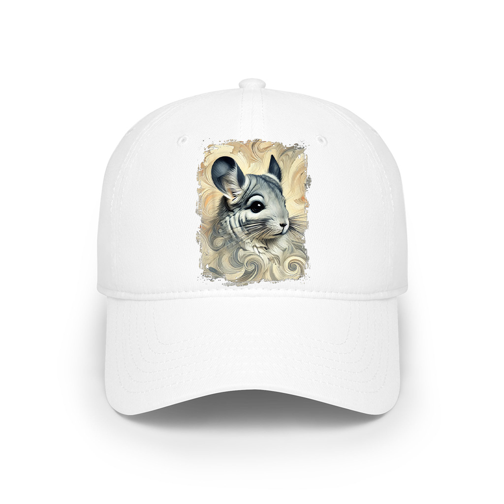 Cute Chinchilla Colourful And Abstract Artwork Cap
