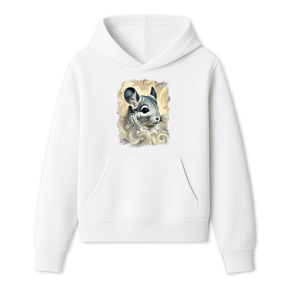 Cute Chinchilla Colourful And Abstract Artwork Hoodie