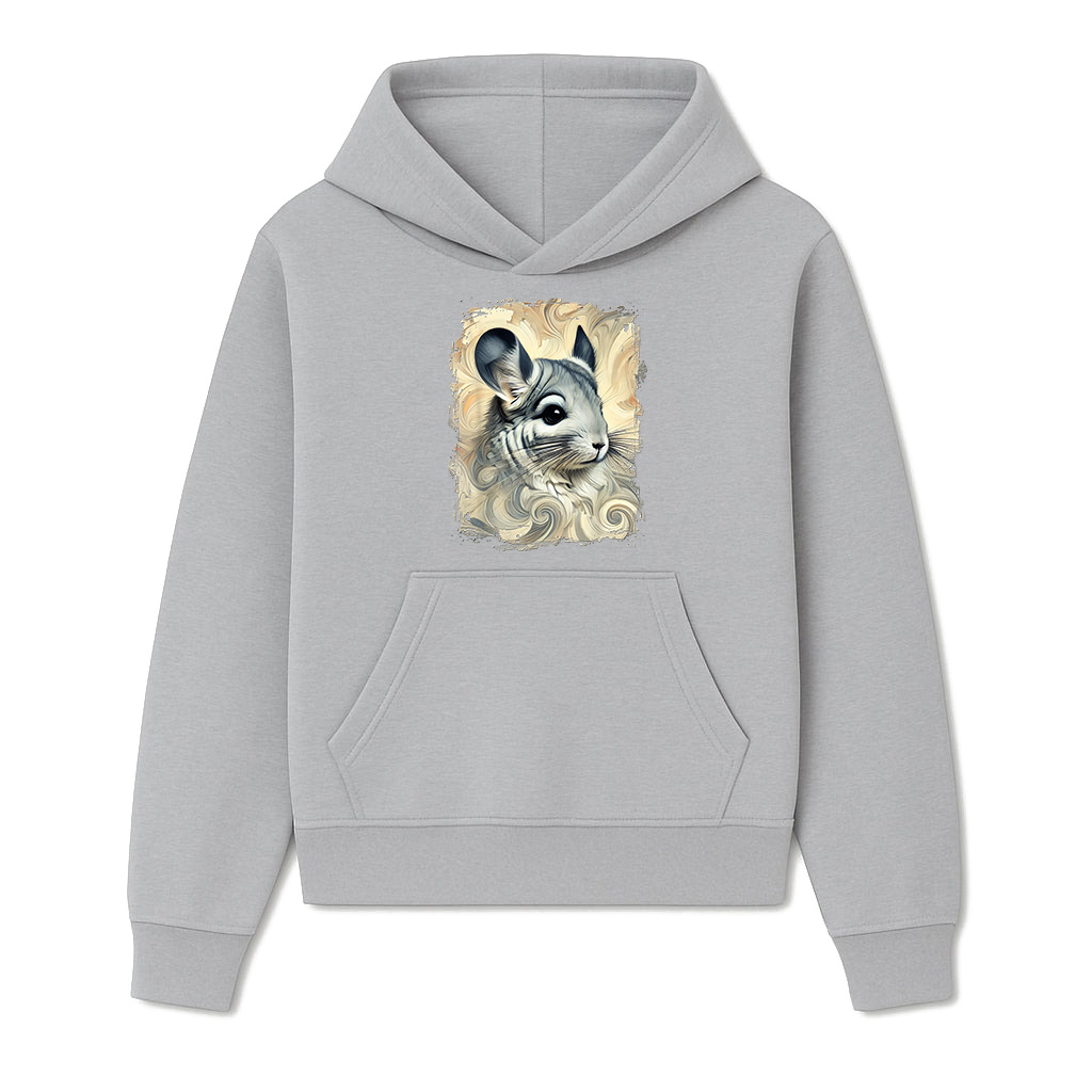 Cute Chinchilla Colourful And Abstract Artwork Hoodie - Image 4