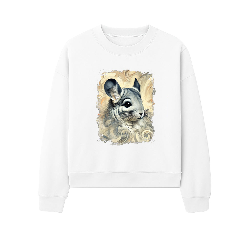 Cute Chinchilla Colourful And Abstract Artwork Sweatshirts