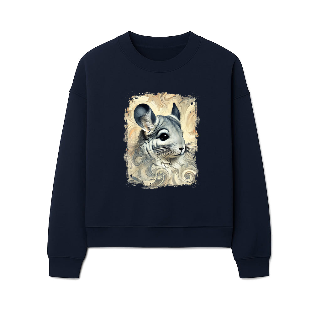 Cute Chinchilla Colourful And Abstract Artwork Sweatshirts - Image 5