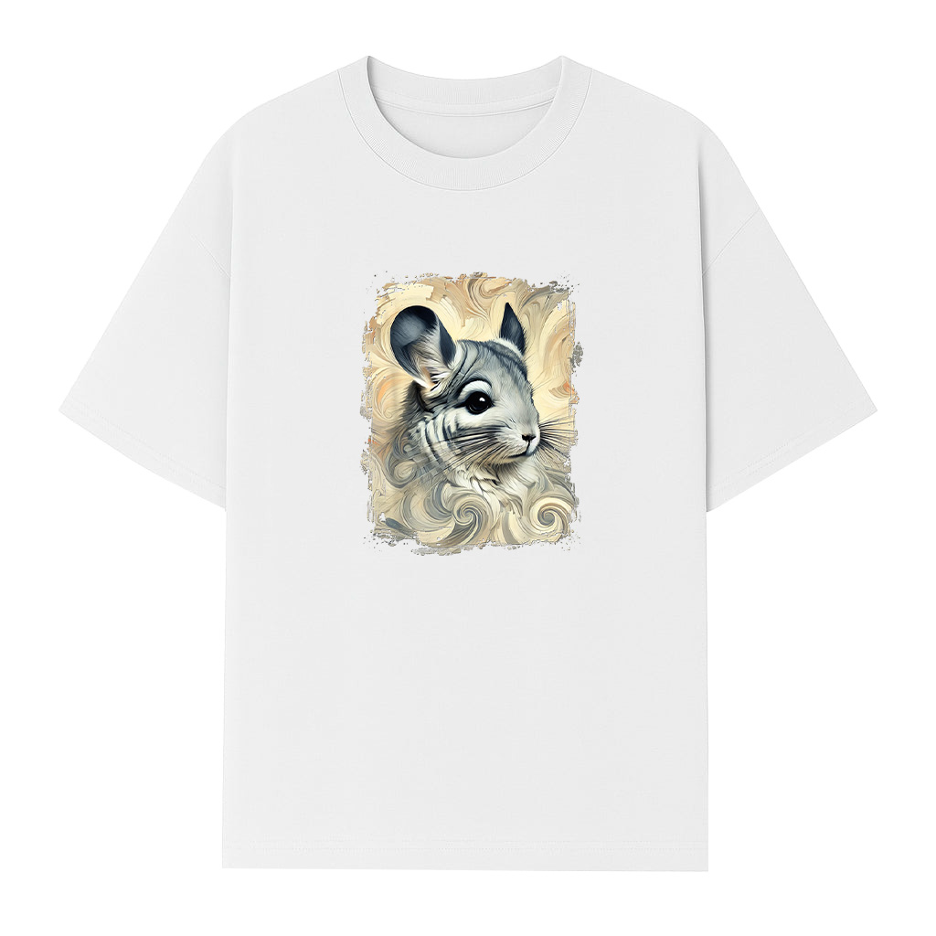 Cute Chinchilla Colourful And Abstract Artwork T-Shirt