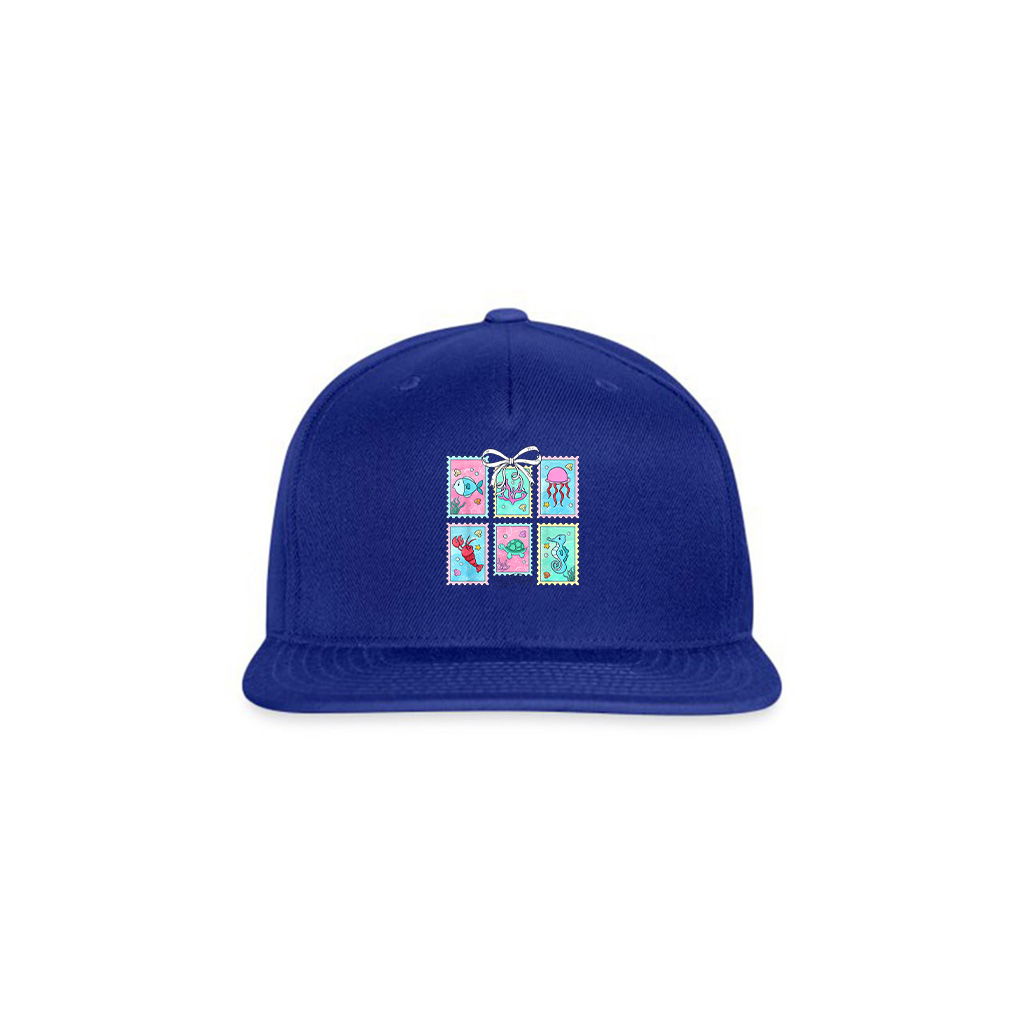 Cute Coquette Bow Fish Coastal Ocean Cap