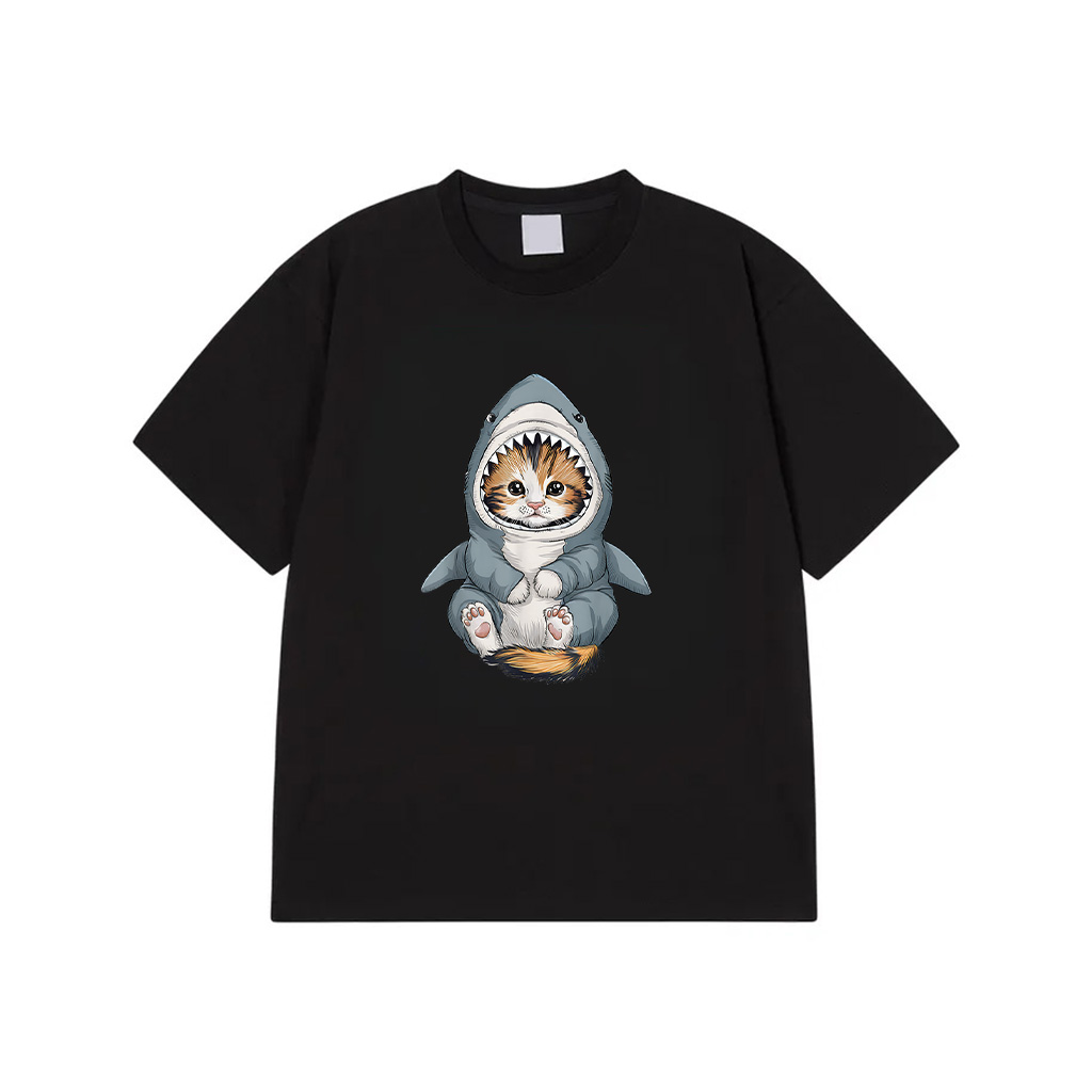 Cute Kitten In A Shark Costume Kitty My Cat Is A Shark T-Shirt