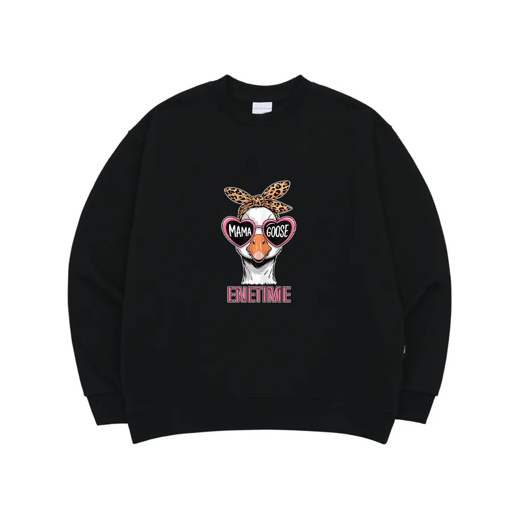 Cute Mama Goose Face Sunglasses Mom Mommy Funny Mothers Day Sweatshirt