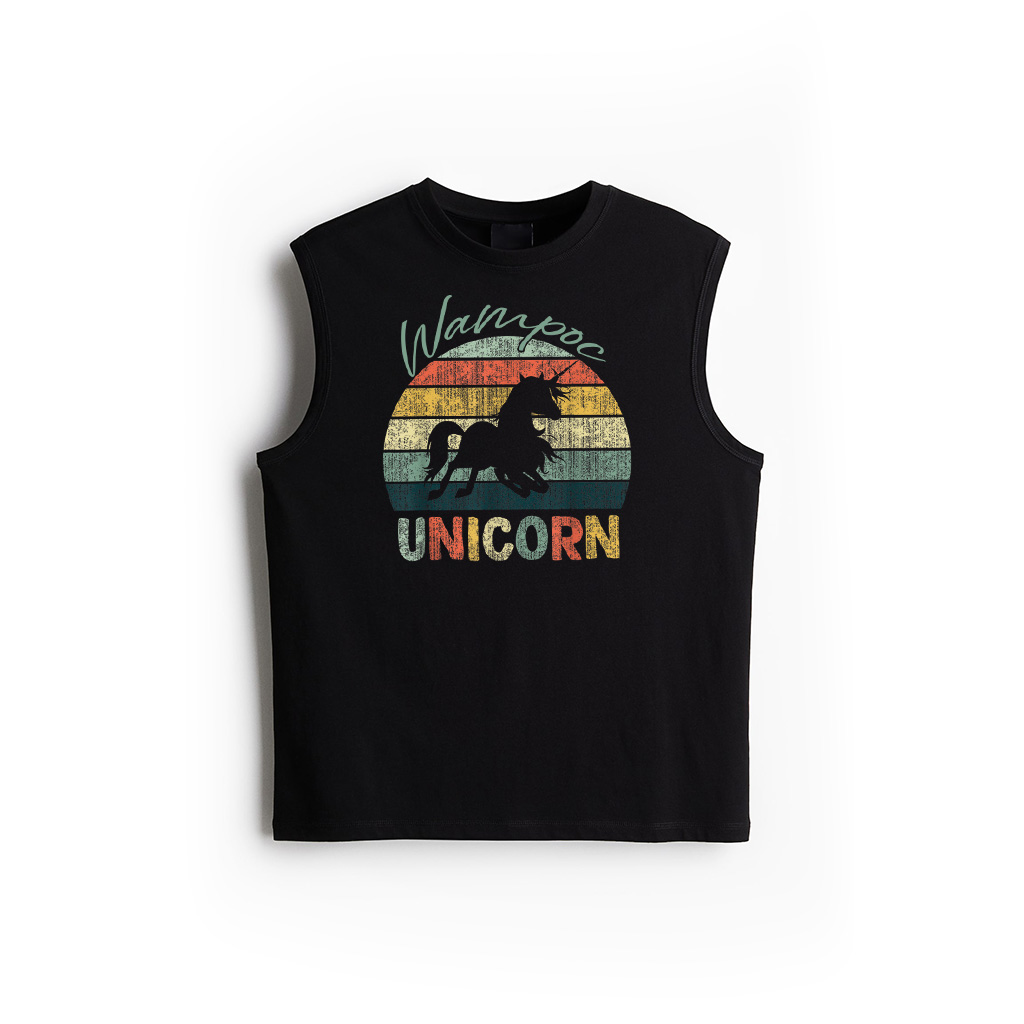 Cute Unicorn Vintage Tank Top Retro Fantasy Horse Gift Tank Top