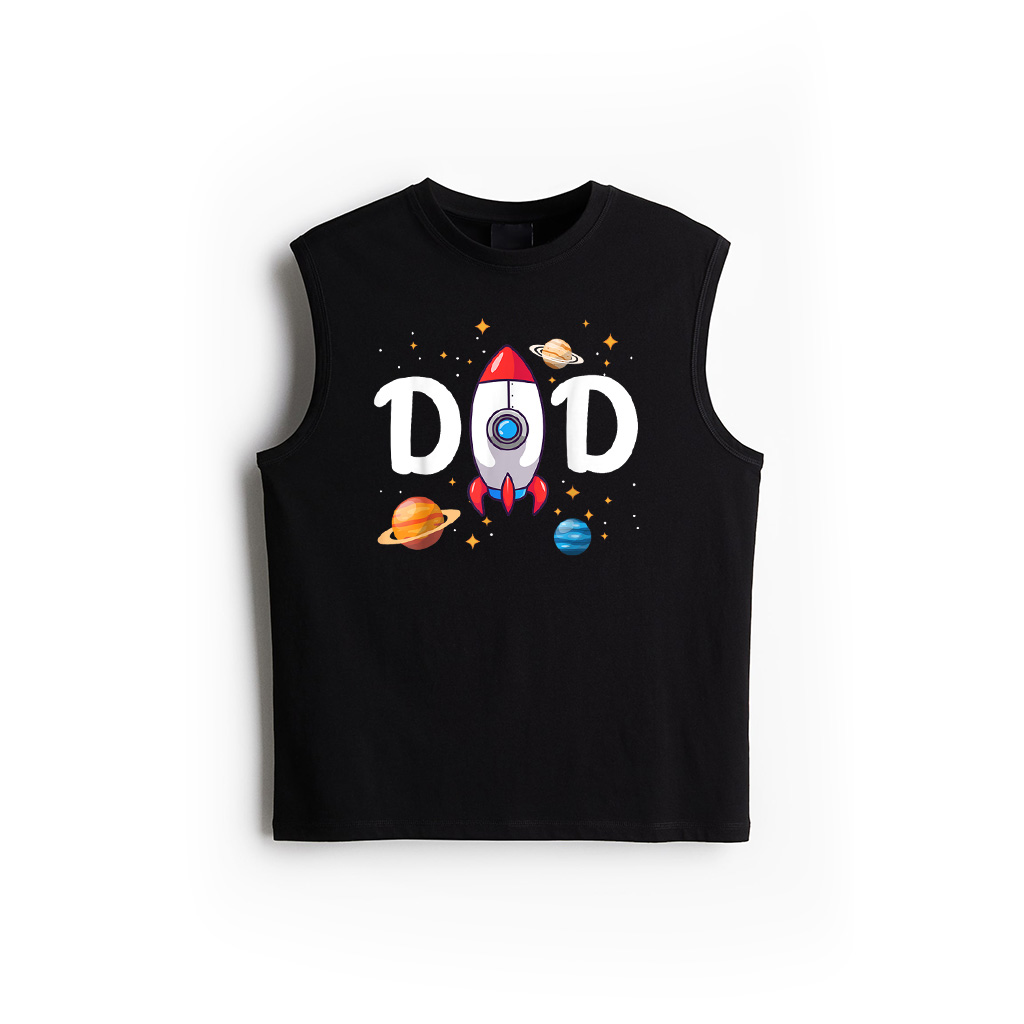 Dad Of The Birthday Boy Space Astronaut 1St Birthday Family Tank Top