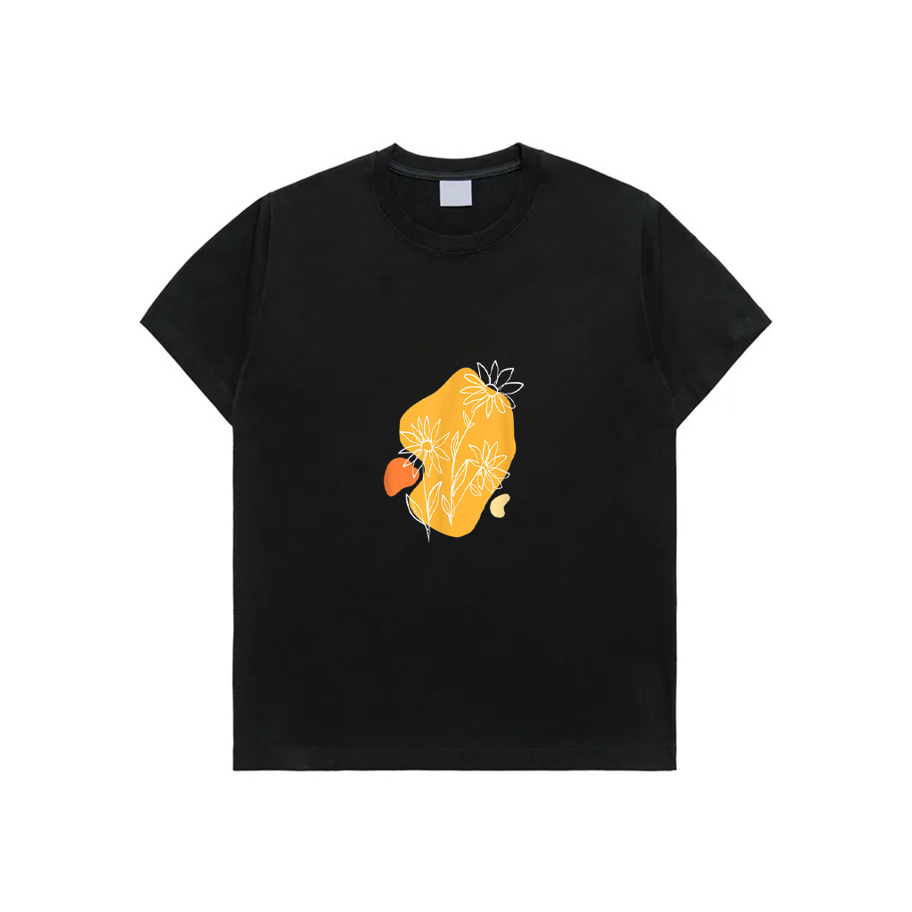 Daisy Flower Horticulturist Gardener Floral Line Art Florist T-Shirt