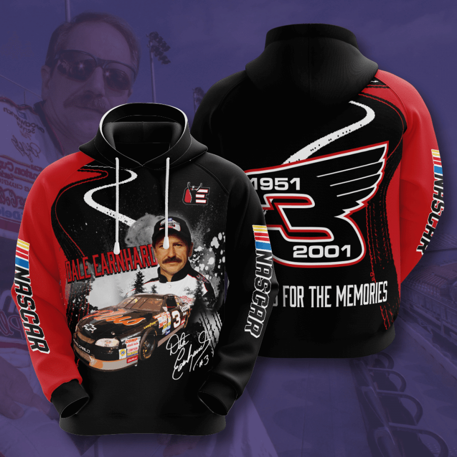 Dale Earnhardt 3D Hoodie