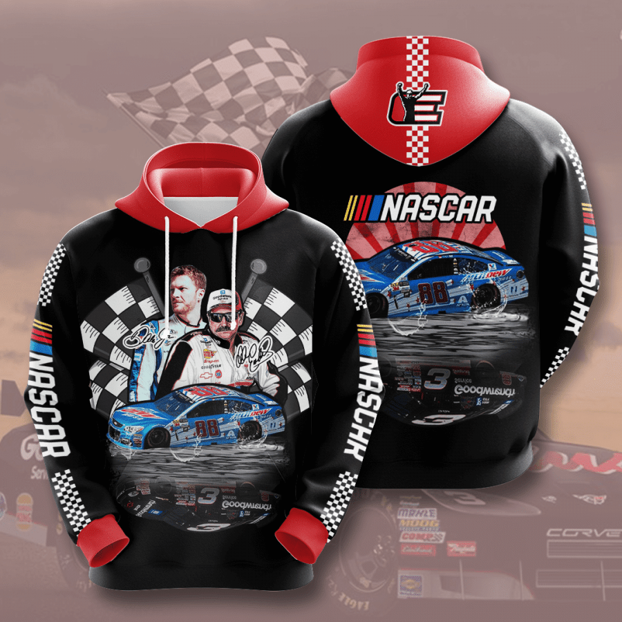 Dale Earnhardt 3D Hoodie