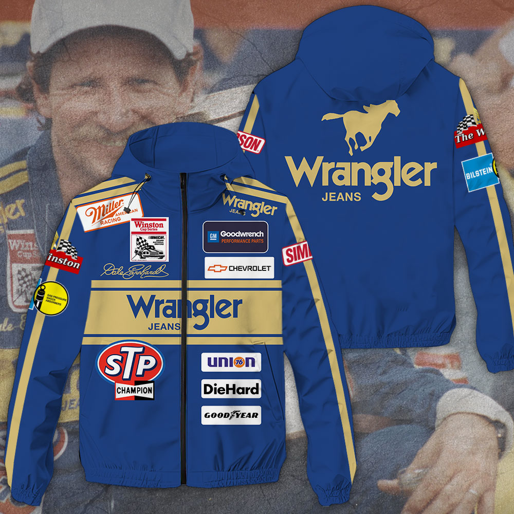Dale Earnhardt Racing F1 Style Windbreaker Jacket For Fans
