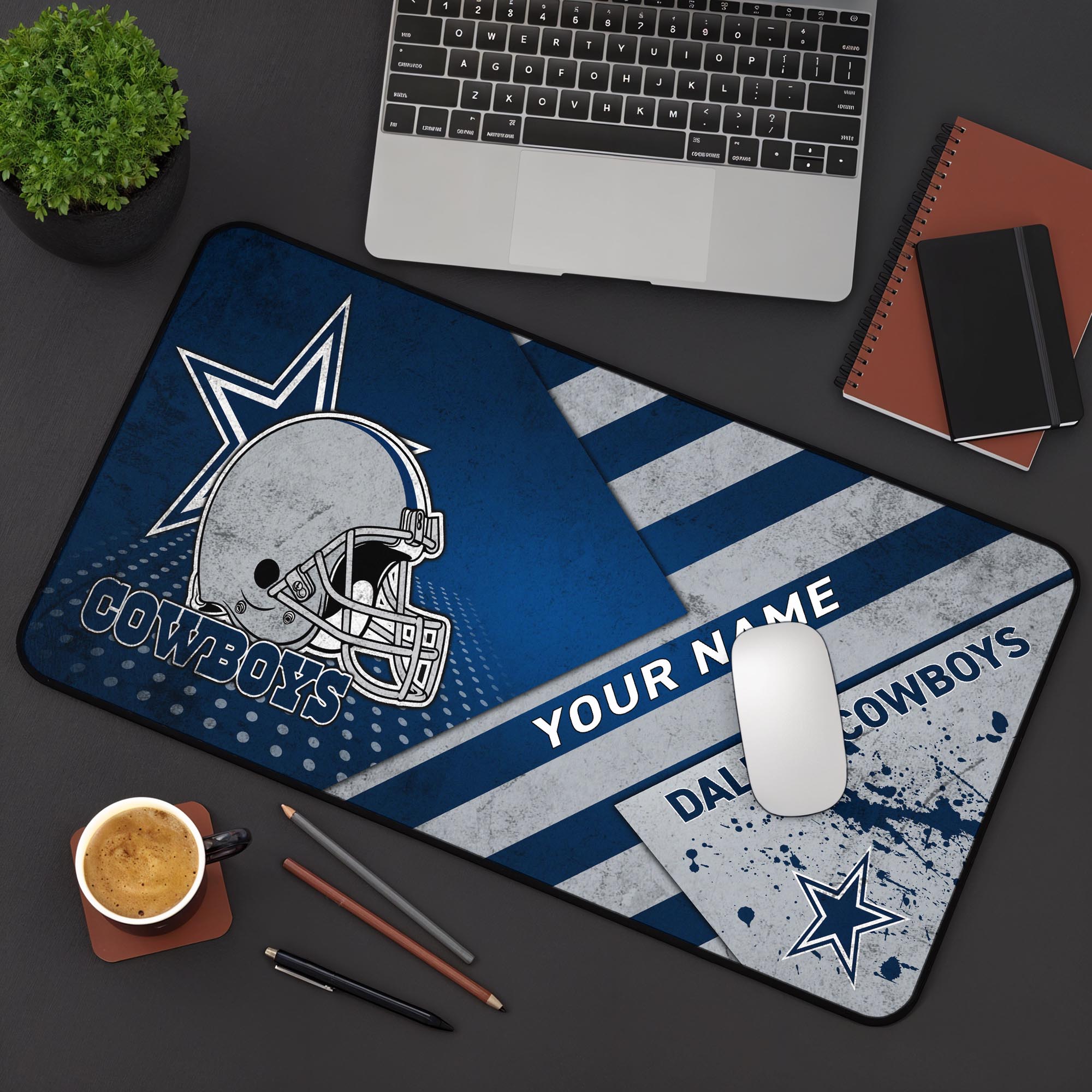 Dallas Cowboys 2025 Version Mouse Pad Custom Printed, Sport Team Mouse Pad, Sport Gift For Fans
