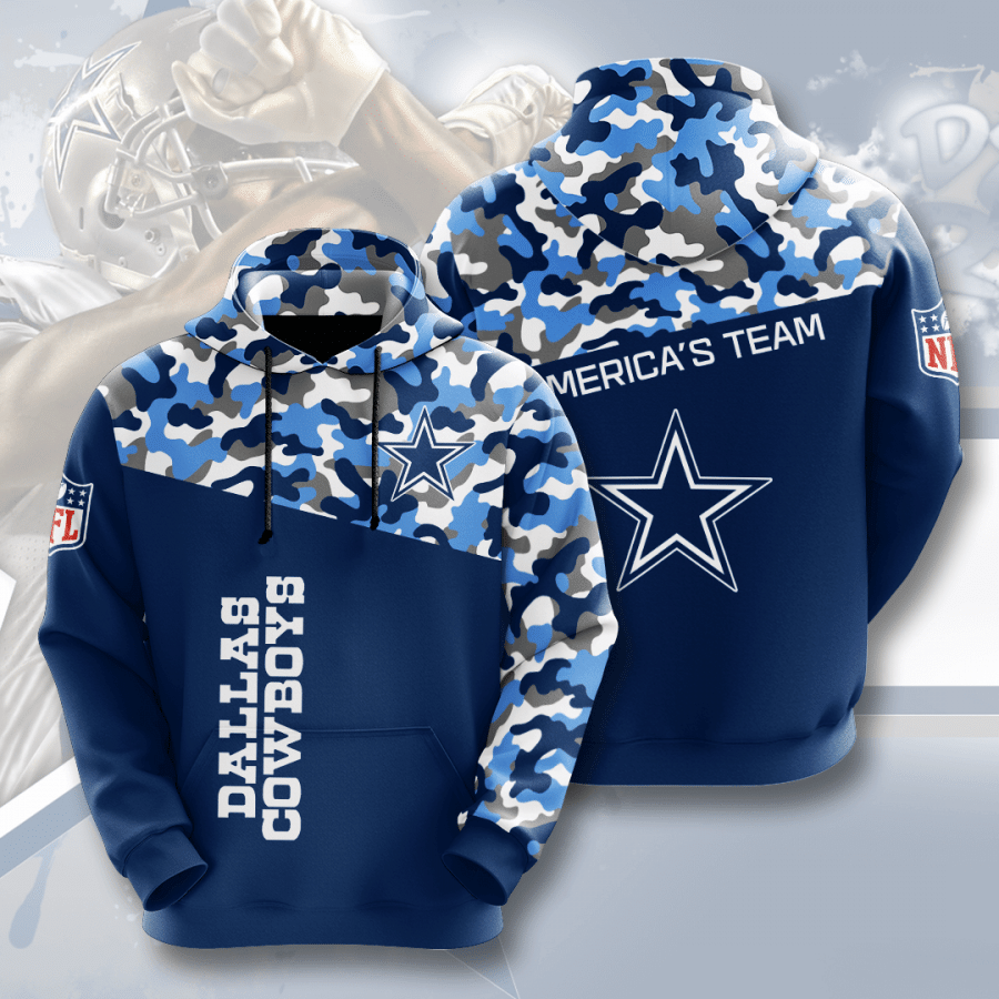 Dallas Cowboys 3D Hoodie