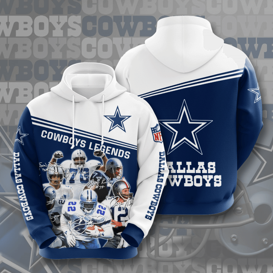 Dallas Cowboys 3D Hoodie