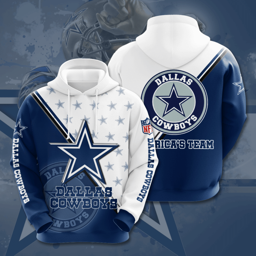 Dallas Cowboys 3D Hoodie