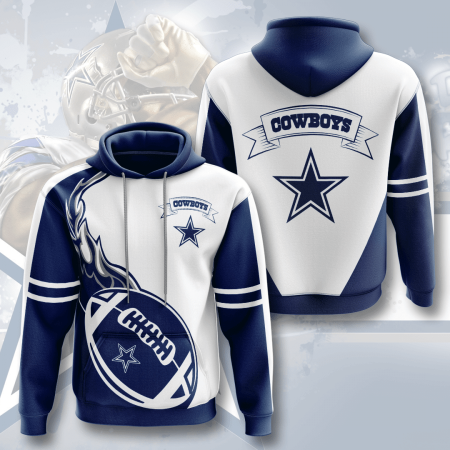 Dallas Cowboys 3D Hoodie