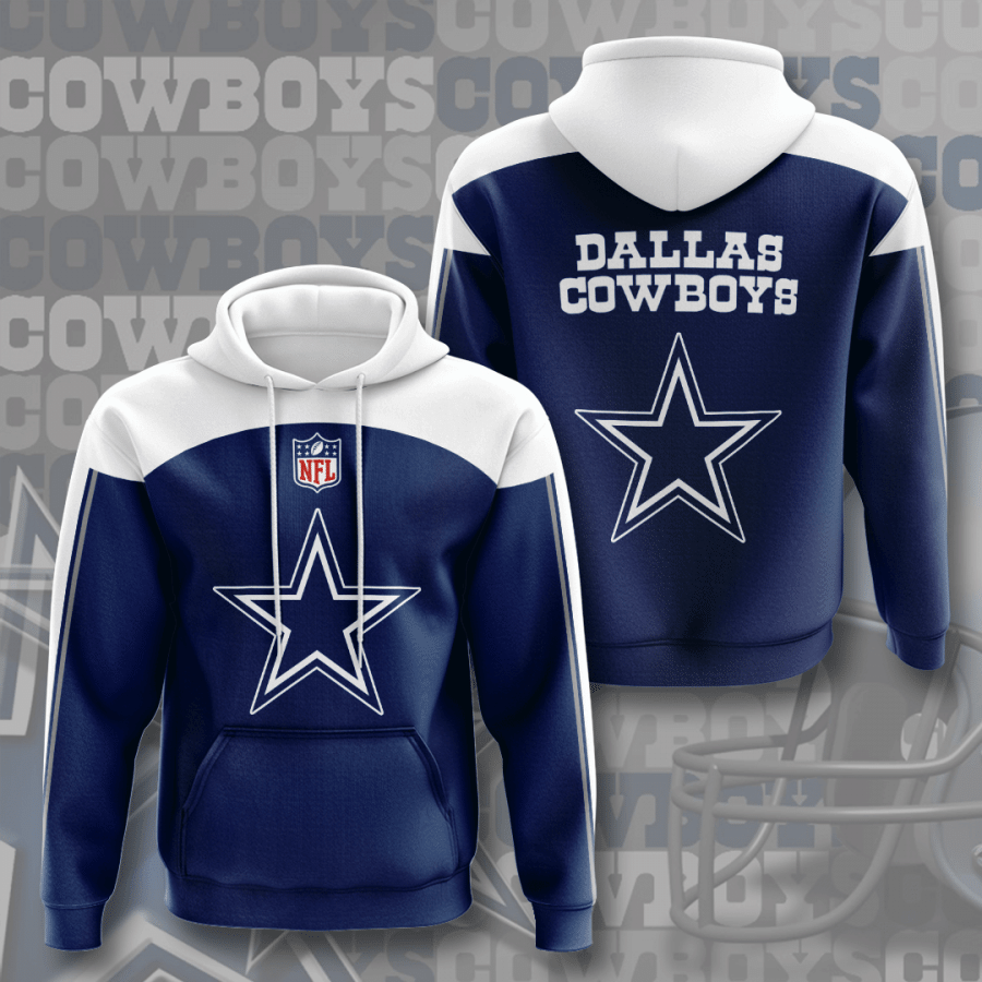 Dallas Cowboys 3D Hoodie