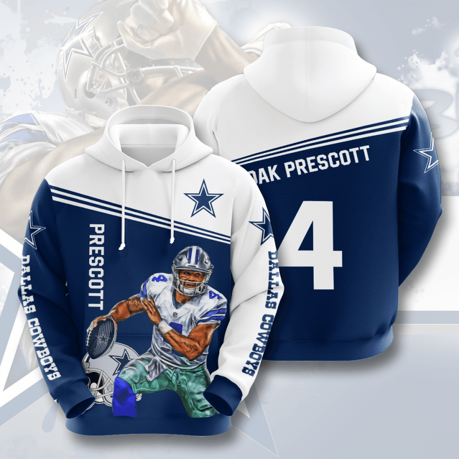 Dallas Cowboys 3D Hoodie