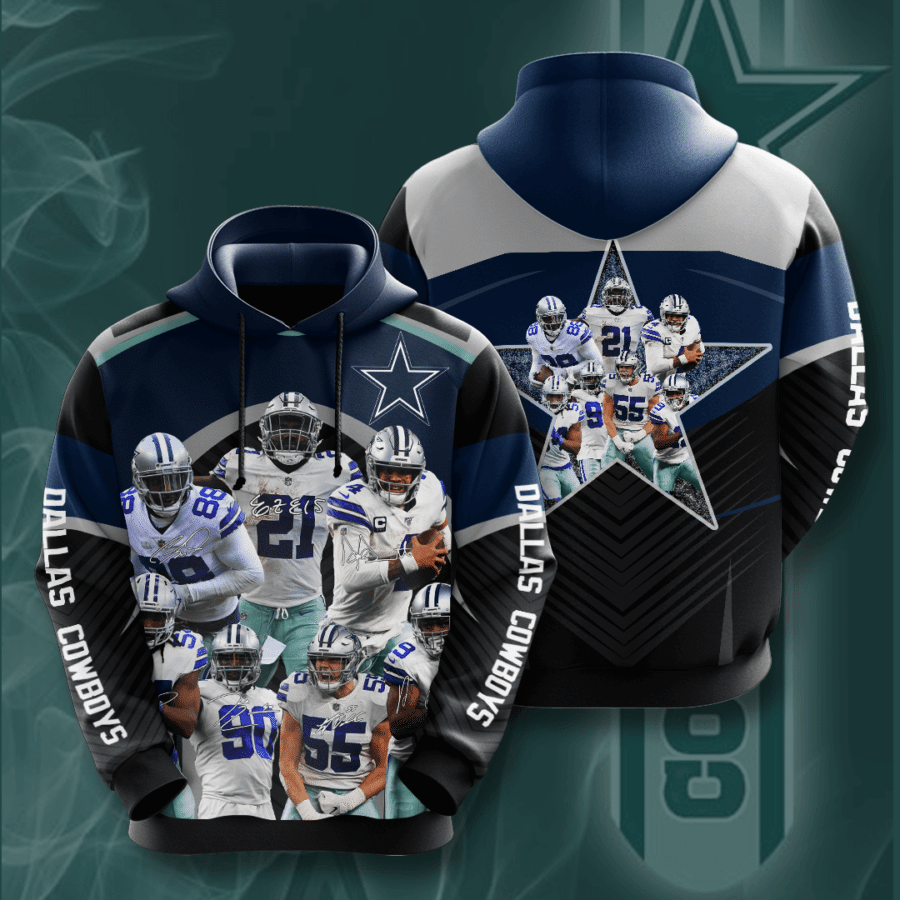 Dallas Cowboys 3D Hoodie