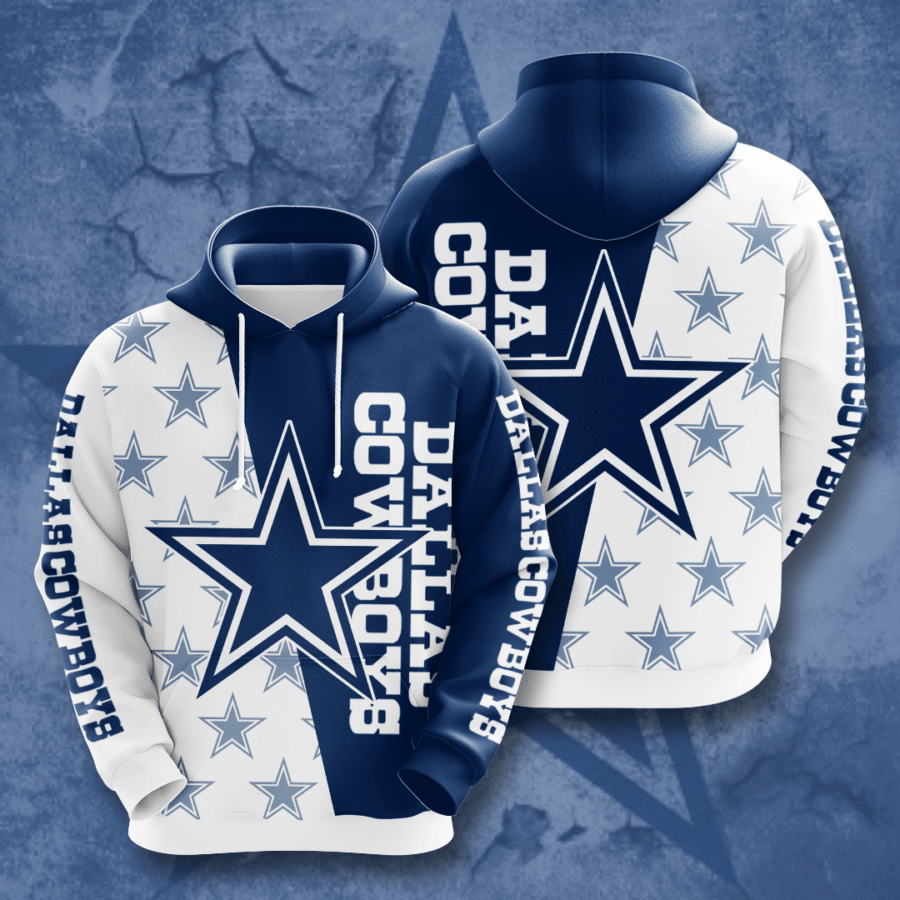 Dallas Cowboys 3D Hoodie