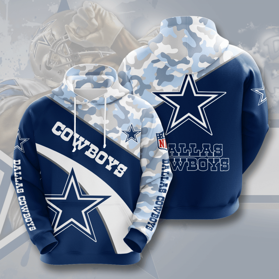 Dallas Cowboys 3D Hoodie